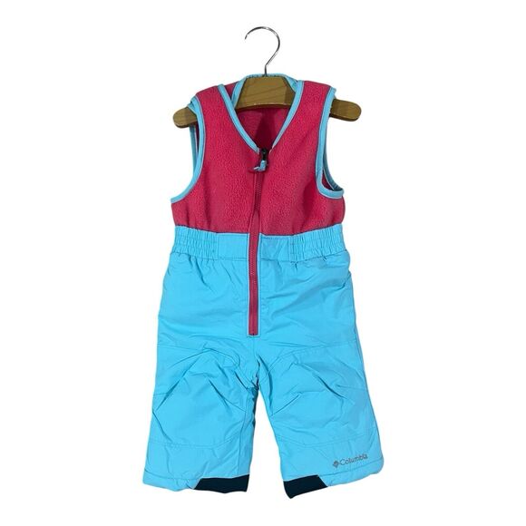 Columbia 2-Piece Snow Pants Bibs Jacket Baby Infant Girls 12 Months - Picture 1 of 8